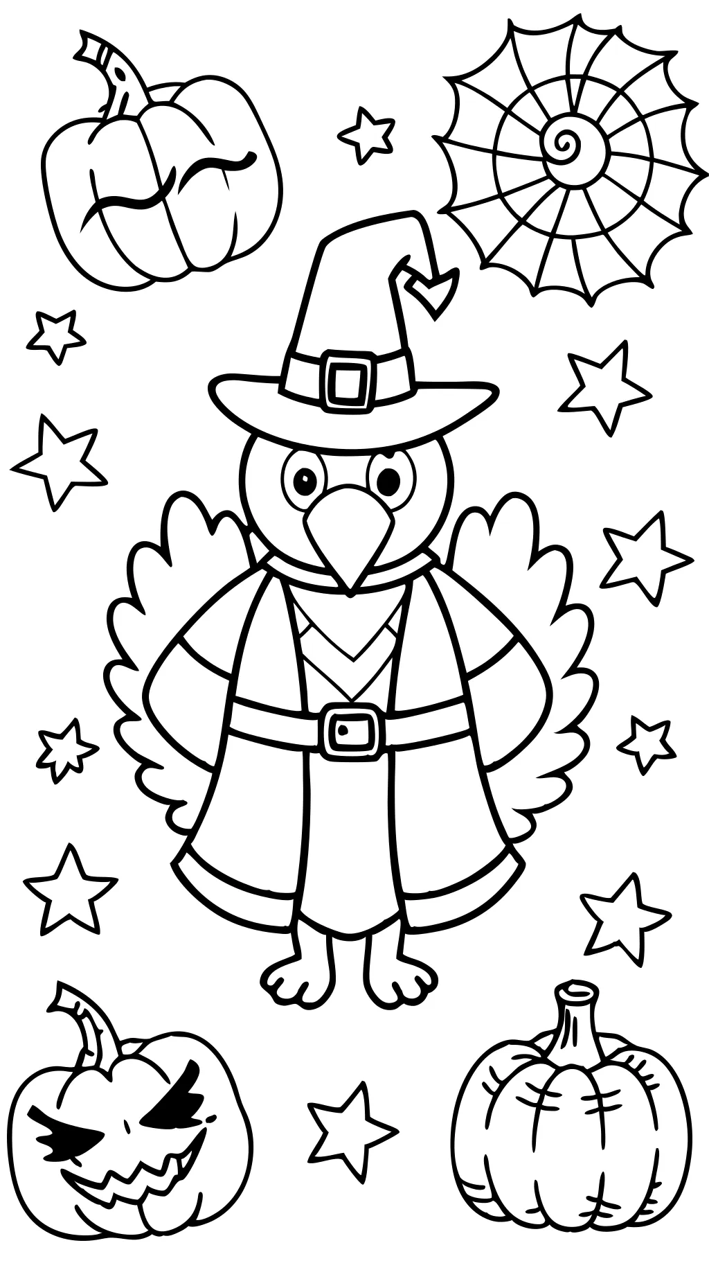 turkey in disguise coloring page